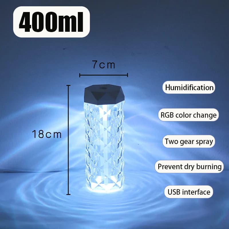 Humidificateur d'air USB 400ML, diffuseur d'arôme, purificateur d'huile essentielle, brumisateur de 