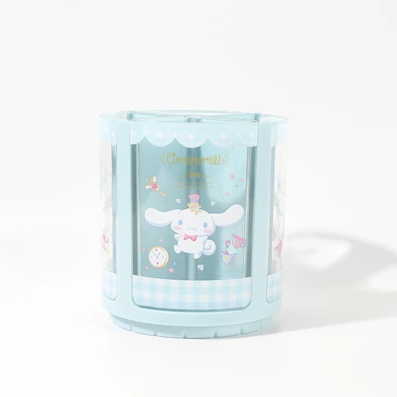Porte-stylo rotatif Kawaii Mininstants Cinnamoroll My Melody Kuromi, boîte de rangement de dessin an