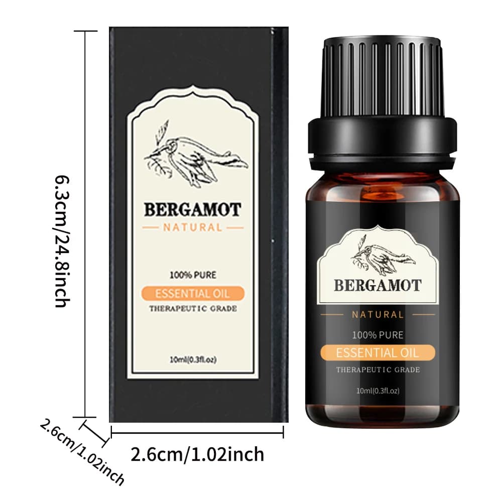 Huile essentielle de bergamote huile de soin de la peau du visage hydratant soin du corps huile de m