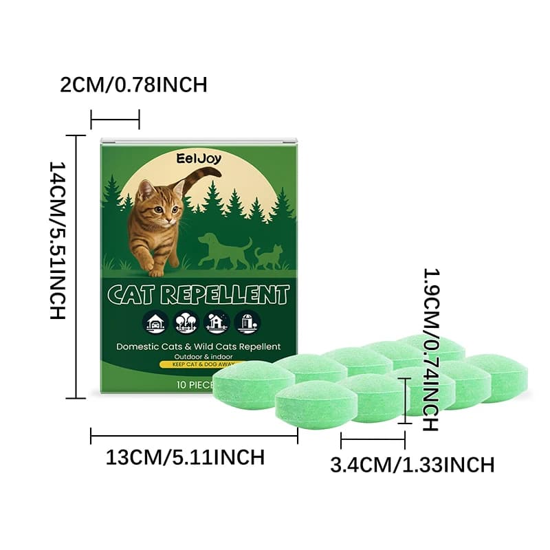 Répulsif pour chats en plein air, répulsif pour chiens, huile naturelle de menthe poivrée, dissuasio