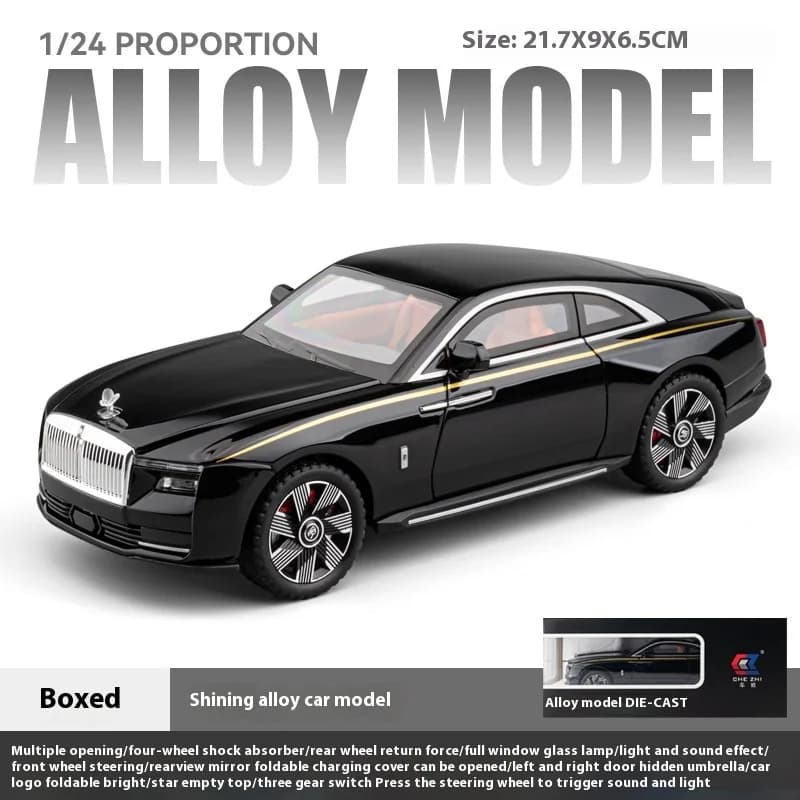 1:24 Rolls Royce Spectre alliage moulé sous pression modèle voiture son et lumière Collection cadeau