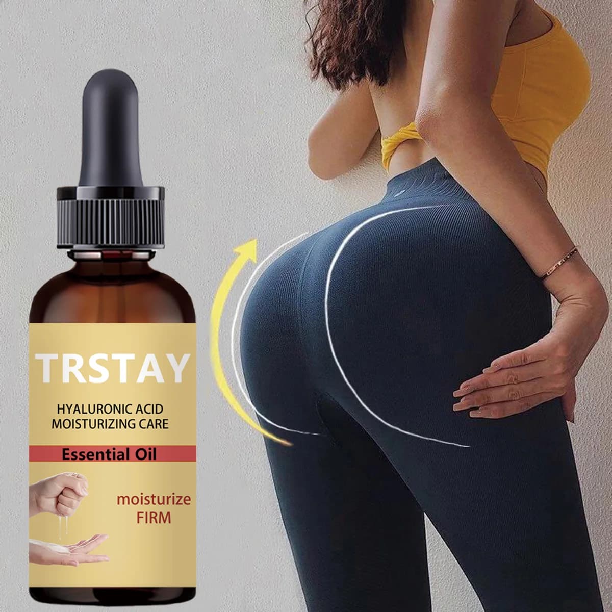 Huile Essentielle pour Rehausser les Hanches et les Fesses, Crème de Château pour Femme Sexy