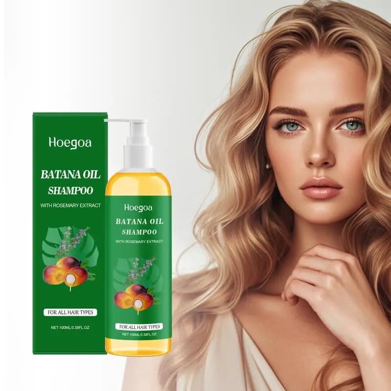 Shampooing Booster Capillaire à l'Huile de Batana – Contrôle Longue Durée du Sébum, Anti-Pelliculair