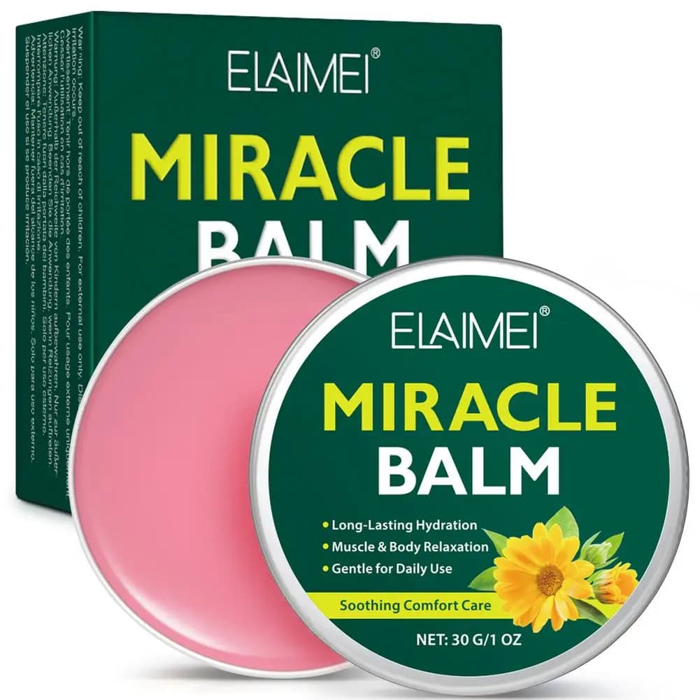 Baume hydratant pour massage 30g, baume miracle, baume corporel hydratant longue durée, apaisant pou