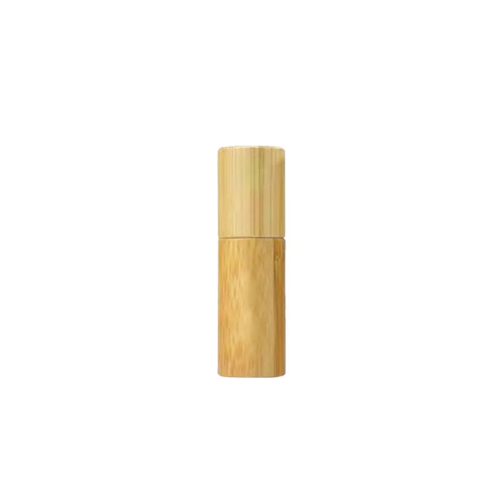 Bouteille à rouleau en bambou de 3/5/10ml, bouteille à rouleau en bois, huile essentielle, brillant 