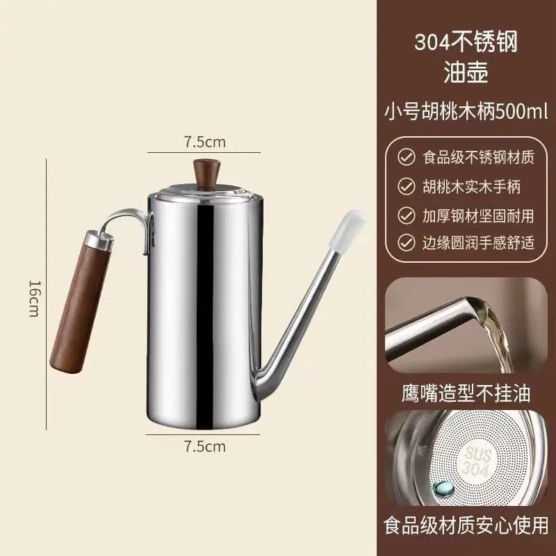 Pot à huile domestique en acier inoxydable, avec filtre, cuisine à haute température, spécial sans s