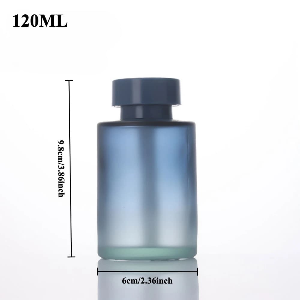 Bouteille de diffuseur en verre vide de 120ML, pot de diffuseur d'aromathérapie rechargeable, conten