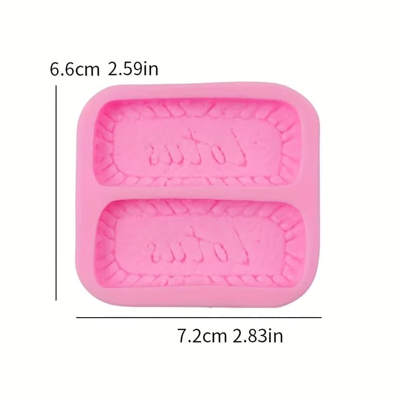 1 pièce, biscuit au caramel, gâteau feuilleté, biscuit en tranches, biscuits, chocolat, moule en sil