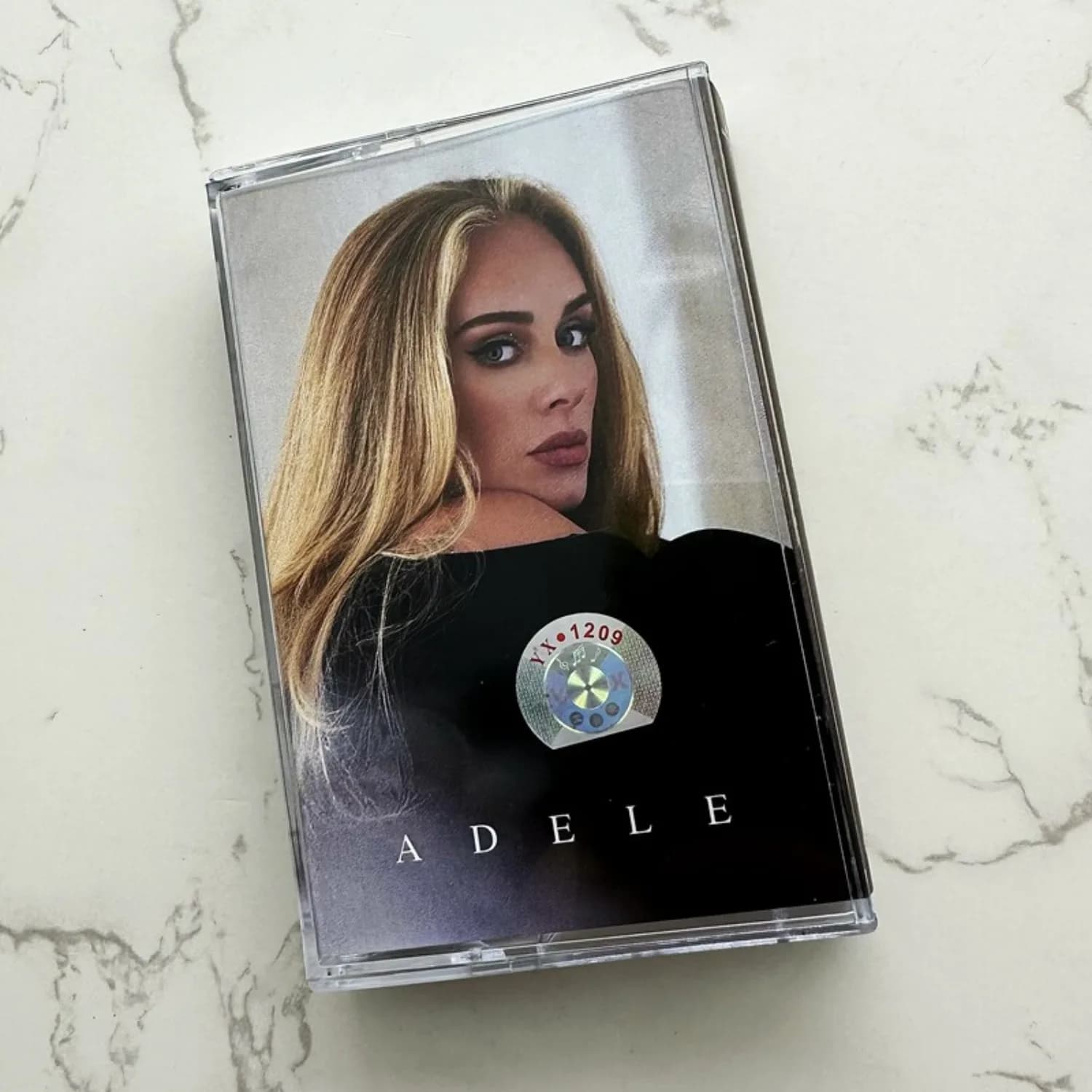 Cassette audio scellée rare Adele Soul Pop Ballad, son analogique rétro, objet de collection pour le