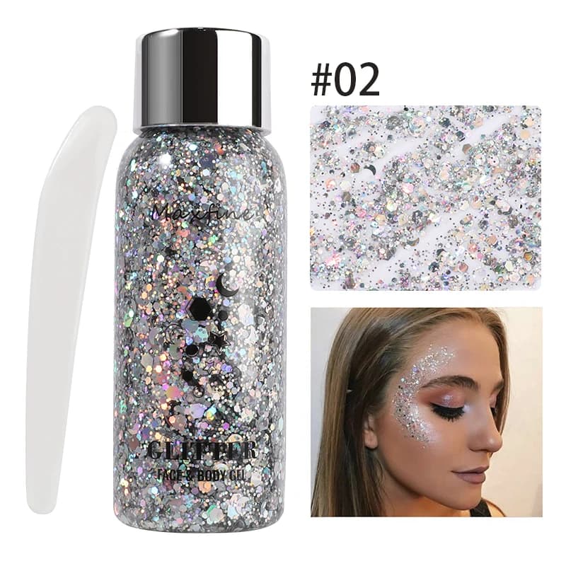 Paillettes pour les yeux, les cheveux et le corps, paillettes multifonctionnelles pour le maquillage