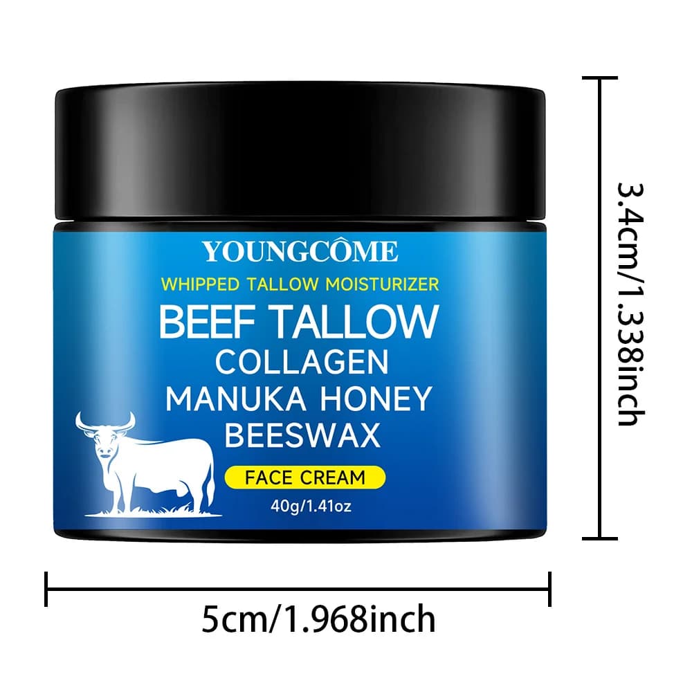 Tallow crème pour le visage huile d'honayolive cru Anti-âge crème pour le visage dissolvant de rides
