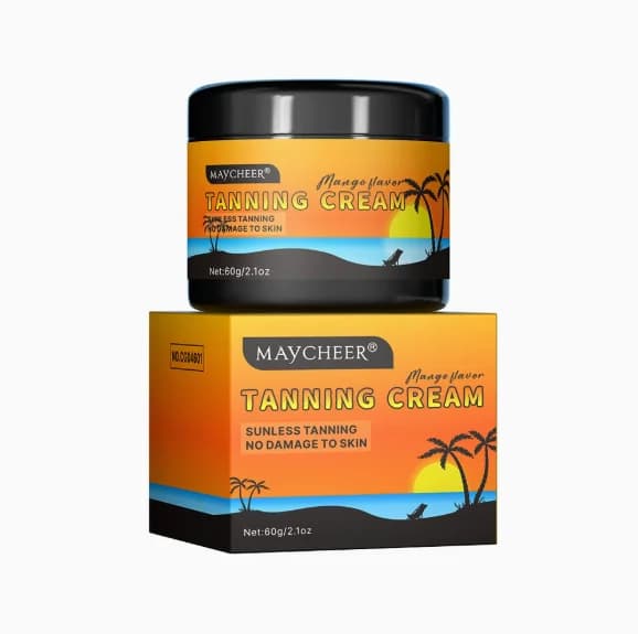 Gel Bronzant Coco & Mangue Visage & Corps – Accélérateur de Bronzage Naturel pour Solariums & Soleil