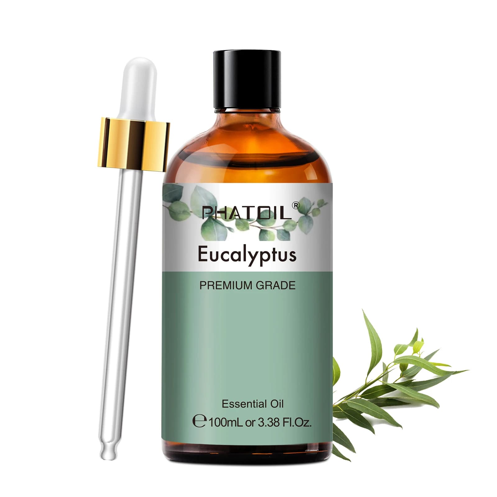 PHATOIL 100ml huile essentielle d'aromathérapie-lavande Rose vanille Eucalyptus bois de santal aigui