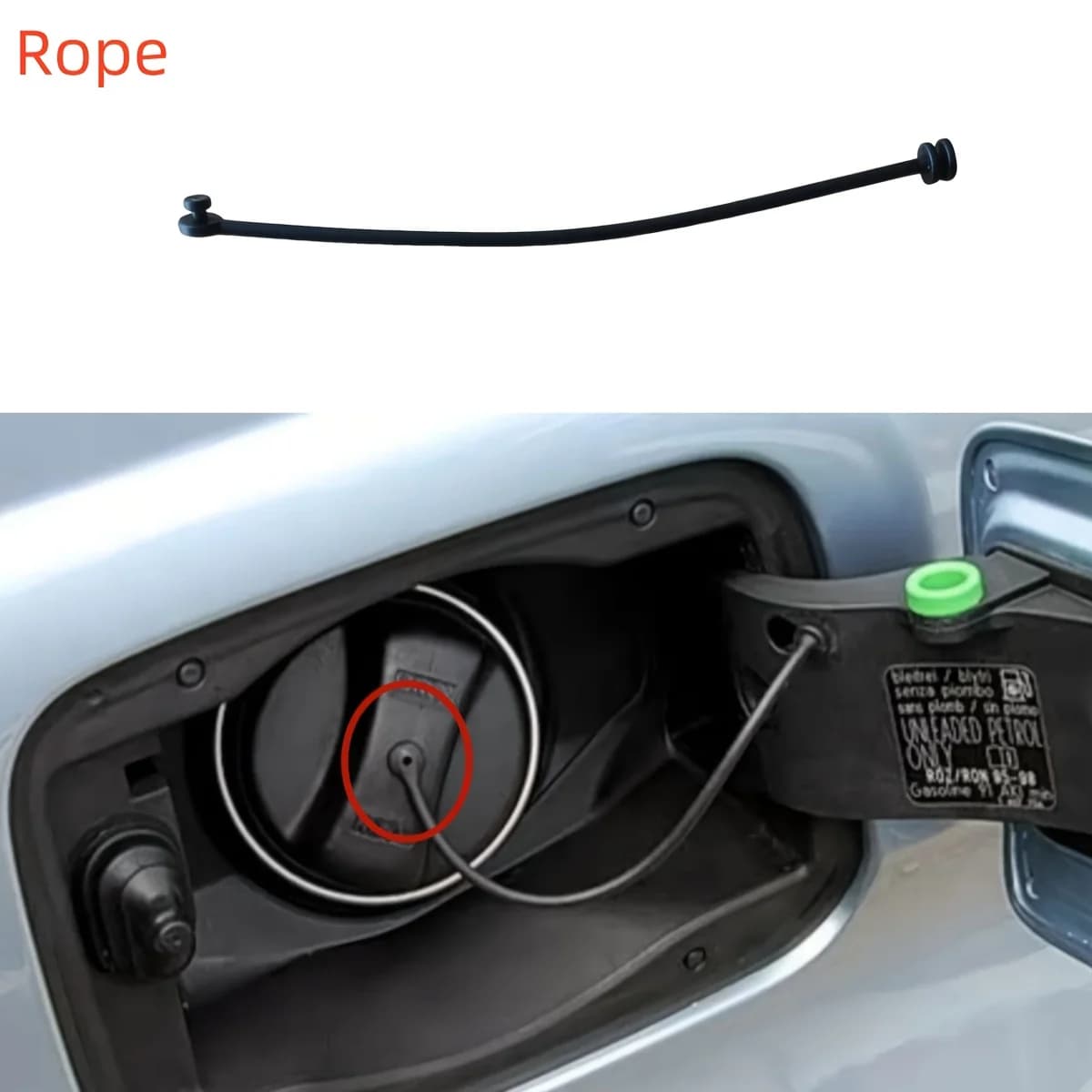 Nouvelle corde de bouchon de réservoir de carburant diesel pour BMW 1 3 5 6 7 Série X1 X3 X4 X5 X6 Z