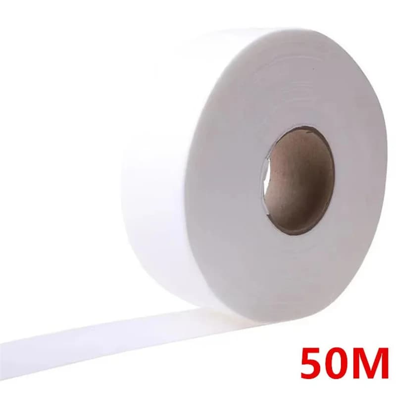 1 rouleau 50m 100m tissu non tissé corps cheveux enlever cire rouleaux de papier bandes de cire pour
