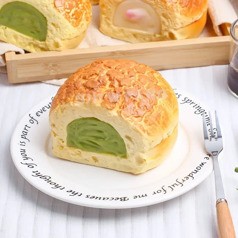 1 pièce Modèle de simulation de pain en paine et gâteau, effet rebondissant, pour décompression par 