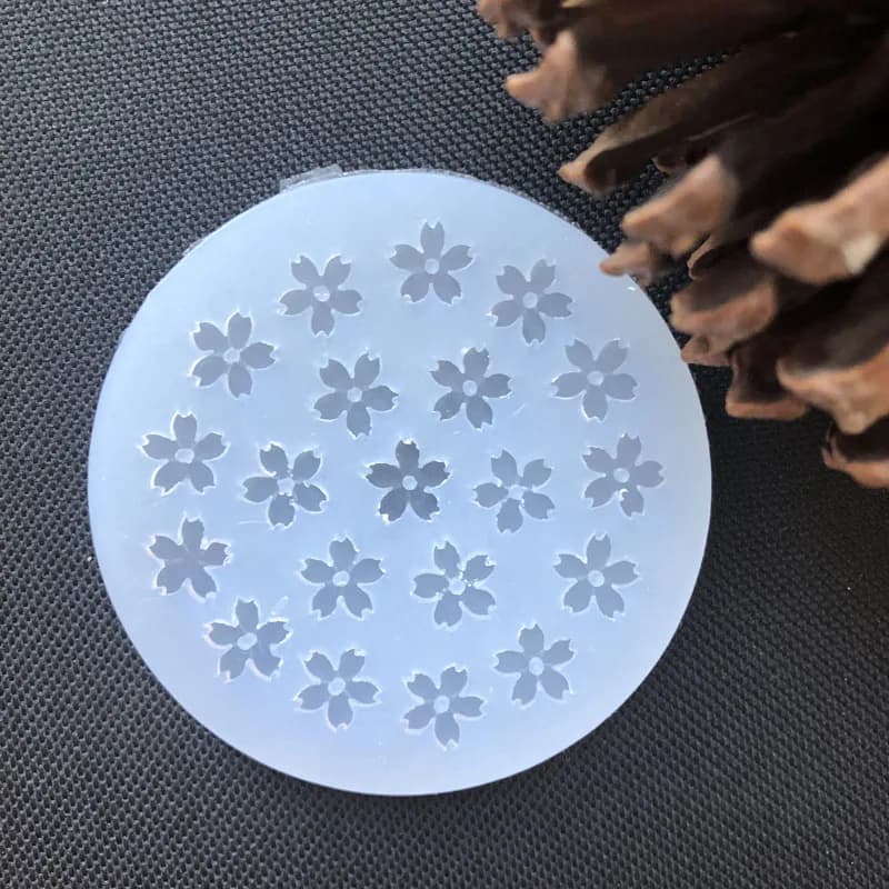 Moule en argile en résine pour décoration de gâteau, fleur, Sakura, cuisson, chocolat, har, fourmi, 
