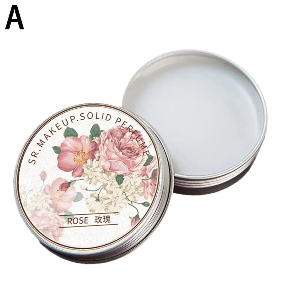 Parfum solide à la lavande pour femmes, portable, frais, élégant, longue durée, baume corporel, crèm