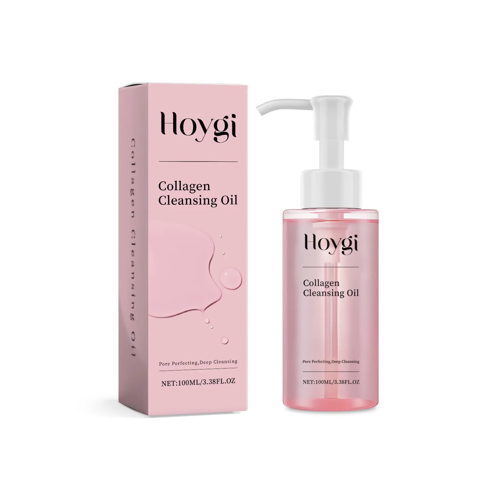 Huile nettoyante au collagène démaquillant nettoyage en profondeur des Pores Exfoliation dissoudre c