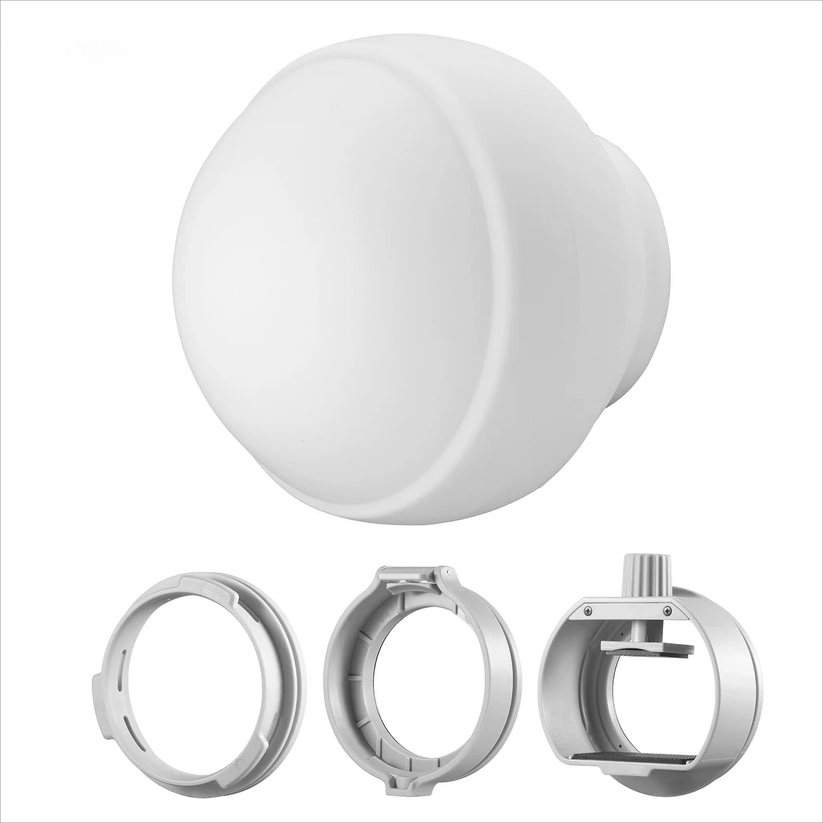 Kit de diffuseur dôme Lapgood ML-CD15 ML-CS1625 avec 3 adaptateurs pour éclairage photo, flash de st