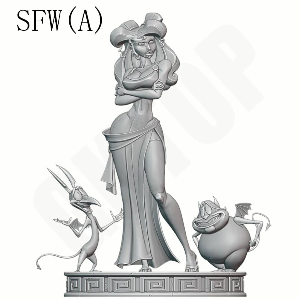 Statue de beauté de déesse grecque NSFW, modèle d'impression 3D en résine grise, non assemblé, non p
