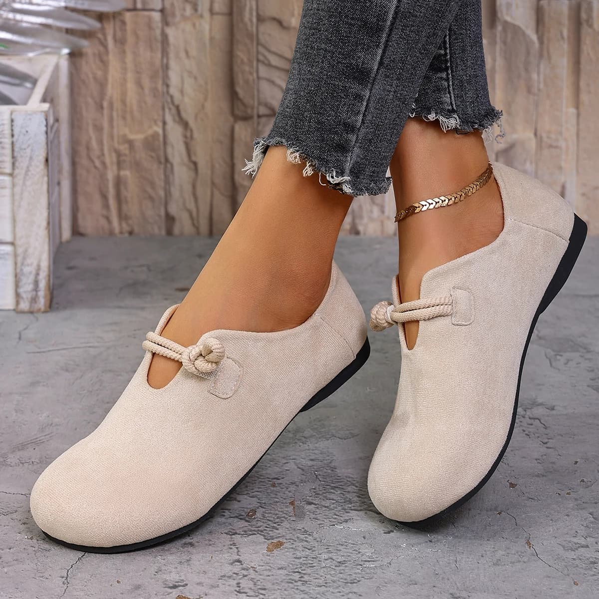 Nouvelles chaussures plates élégantes et confortables pour femmes, à bout rond, sexy, pour le travai