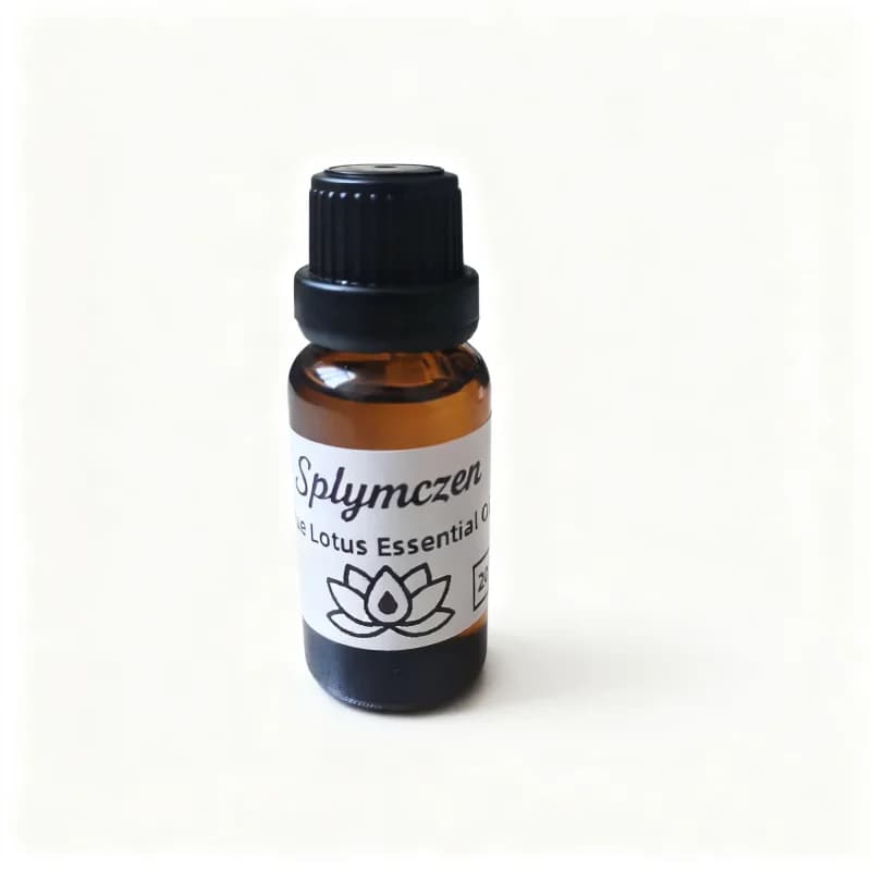 Huile de Lotus bleu naturel d'aromathérapie pour un sommeil profond et une pression relaxante, purif