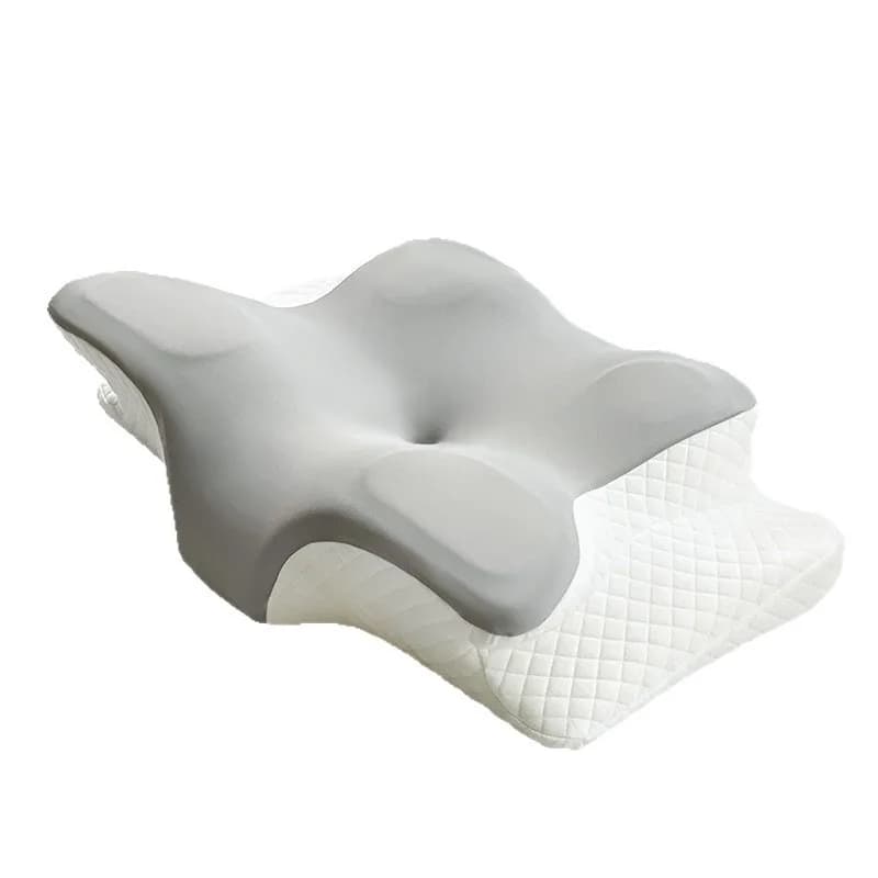 Oreiller en mousse à mémoire de forme Papillon à rebond lent, soutien cervical, coussin d'aide au so