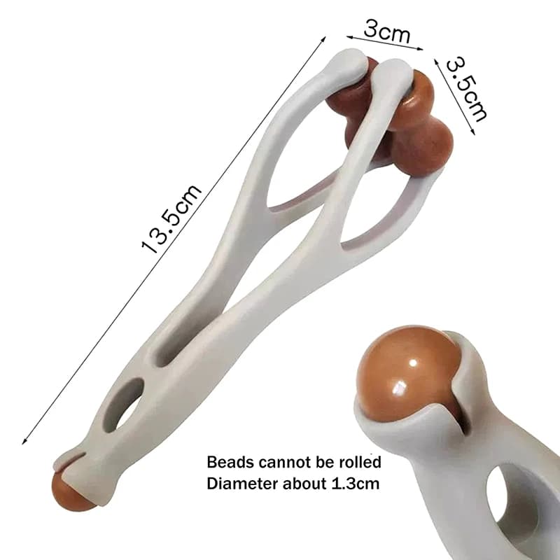 Rouleaux de Massage des points d'acupuncture des articulations des doigts, avec huile essentielle, s