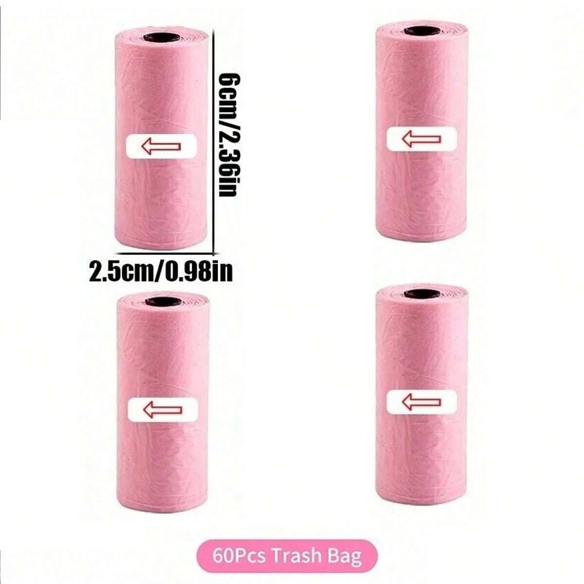 Poubelle de voiture avec couvercle – 4 rouleaux de sac poubelle, poubelle suspendue anti-fuite et po
