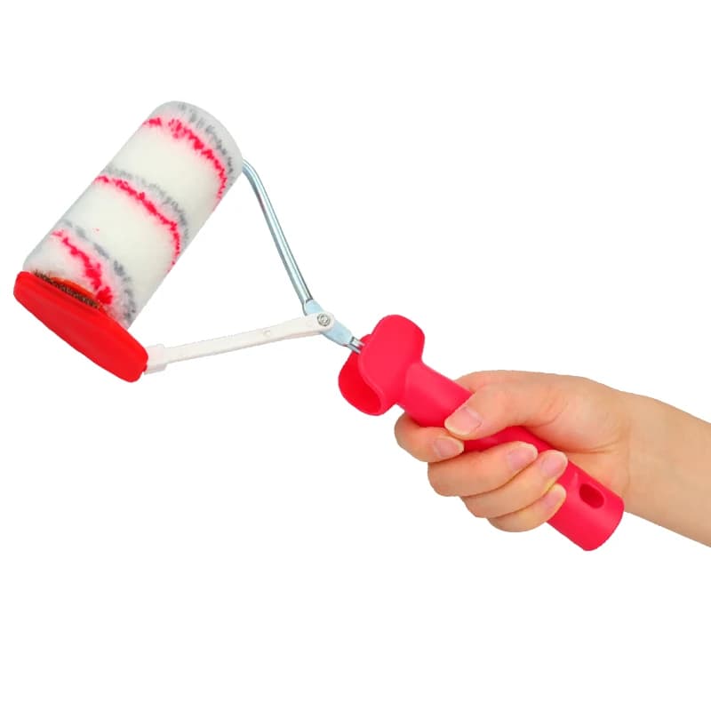 Brosse à rouleau de peinture murale multifonctionnelle, pinceau à tambour d'angle, outils de peintur
