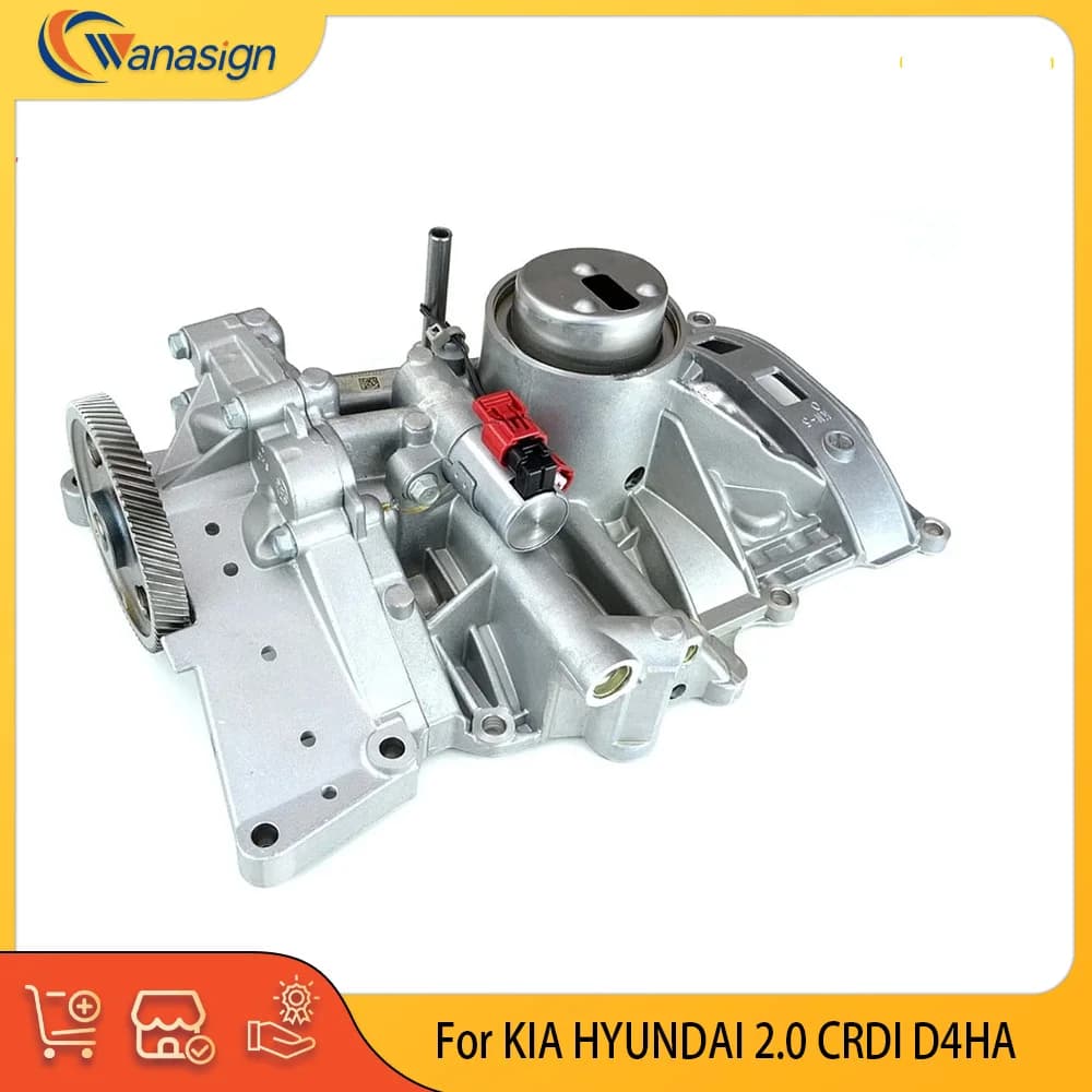 Pièces de moteur, pompe à huile compatible avec 2.0 L L4 Diesel D4HA pour HYUNDAI KIA TUCSON SPORTAG