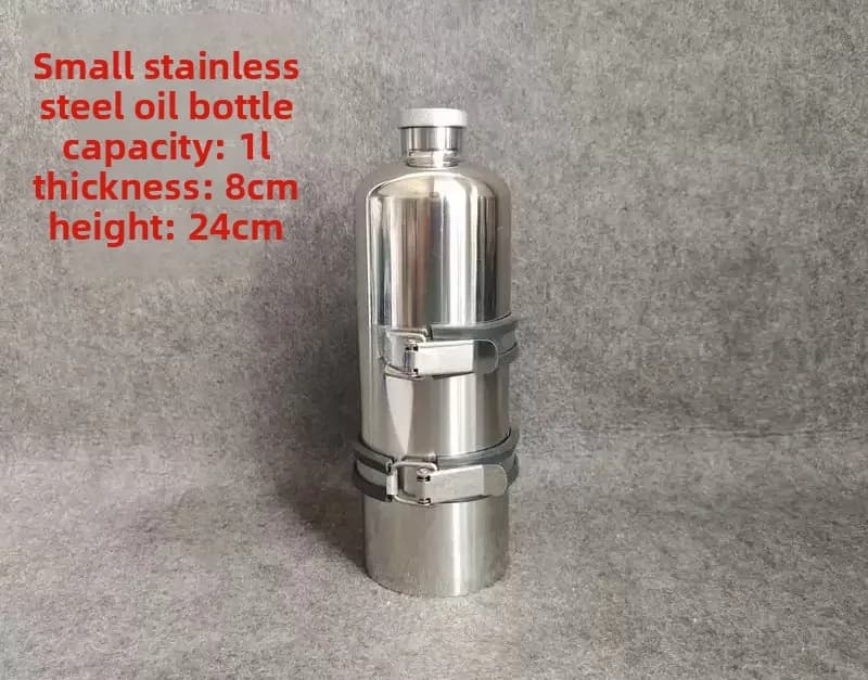 Bidon d'huile en acier inoxydable, trois styles sont disponibles Bidon d'huile en acier inoxydable, 