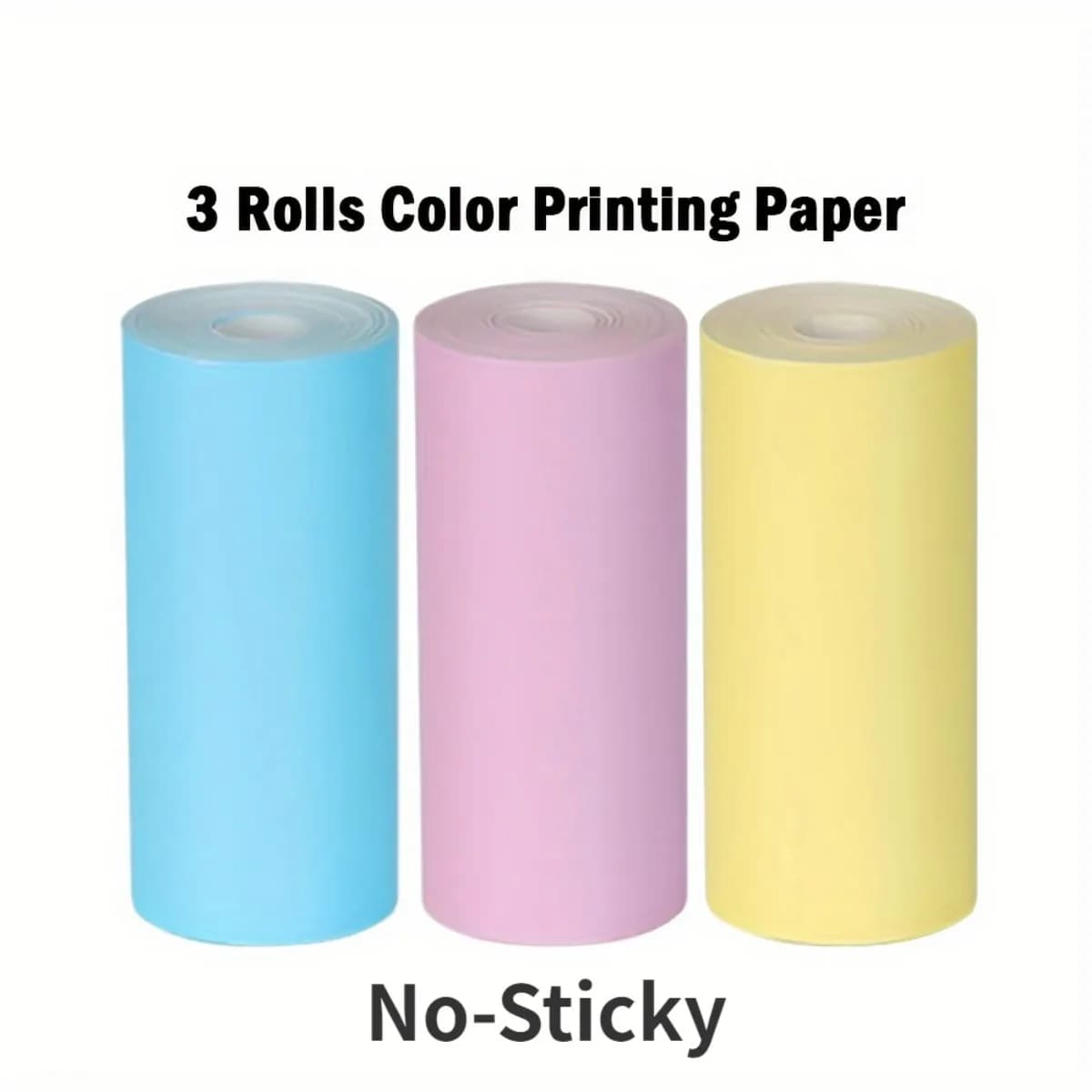 16 rouleaux de papier d'imprimante thermique 57x25mm papiers thermiques auto-adhésifs imprimantes d'