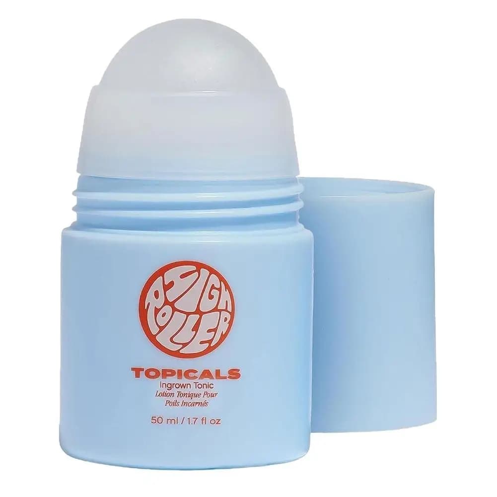 Lotion tonique lissante à l'acide salicylique Topicals High Roller 50 ml, pour les poils incarnés, a