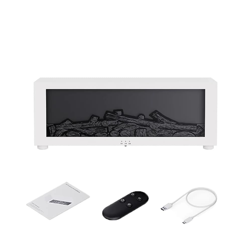 Humidificateur de cheminée, humidificateur d'arôme de flamme pour la maison, diffuseur de parfum d'a