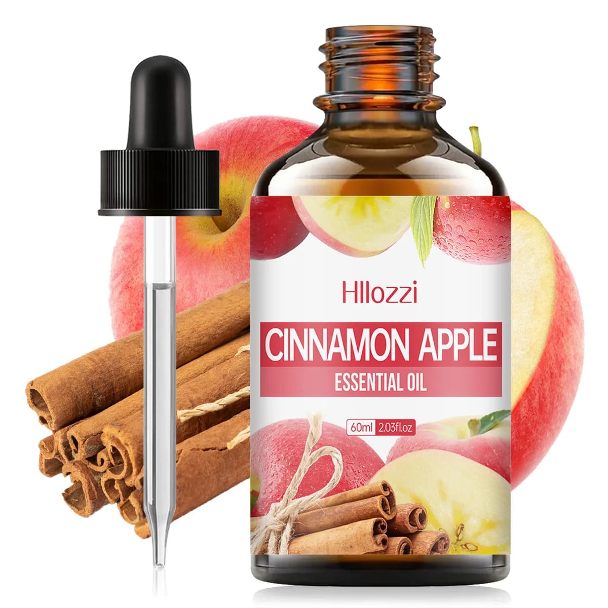 HUILE ESSENTIELLE DE CANNELLE ET DE POMME Hydratante et nourrissante pour la peau, crée un teint plu