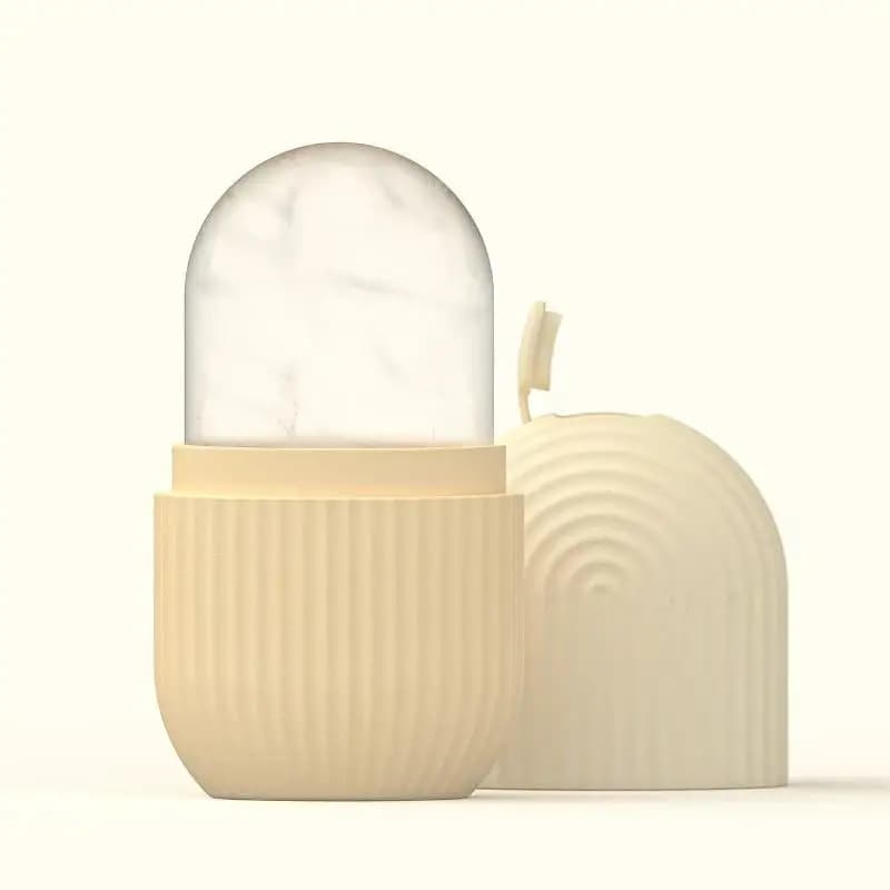 Rouleau de glace pour le visage, moule en silicone pour massage beauté, pour les poches sous les yeu