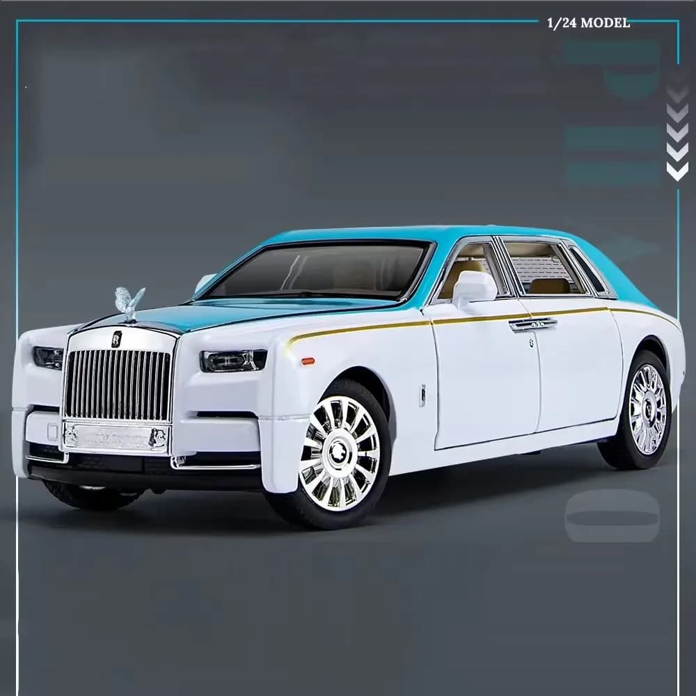 1/24 Rolls Royce Phantom moulé sous pression jouet voitures modèle simulé retirer limousine en allia