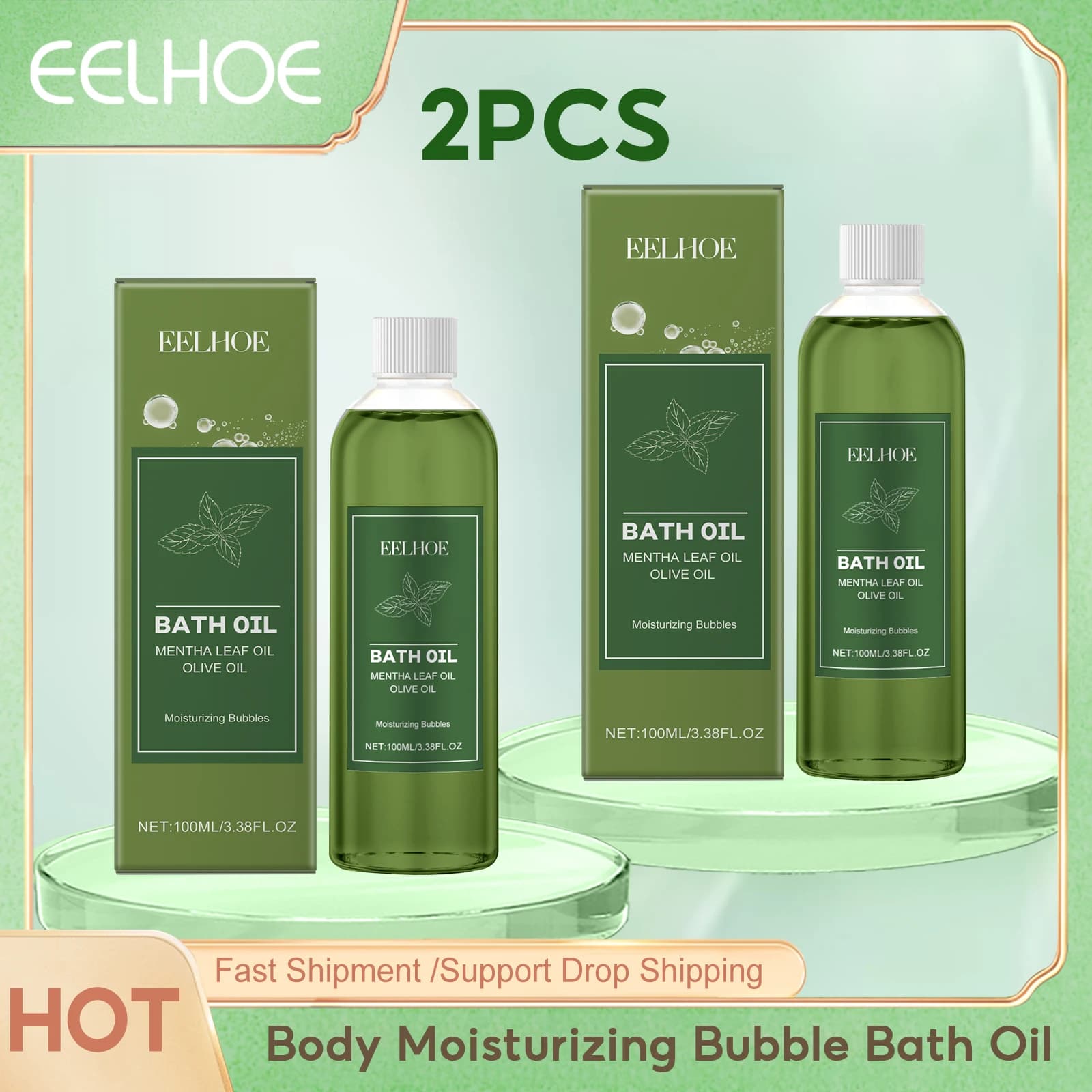 Eelhoe corps hydratant bulle bain huile durable nourrir nettoyage en profondeur hydrater lissage pea