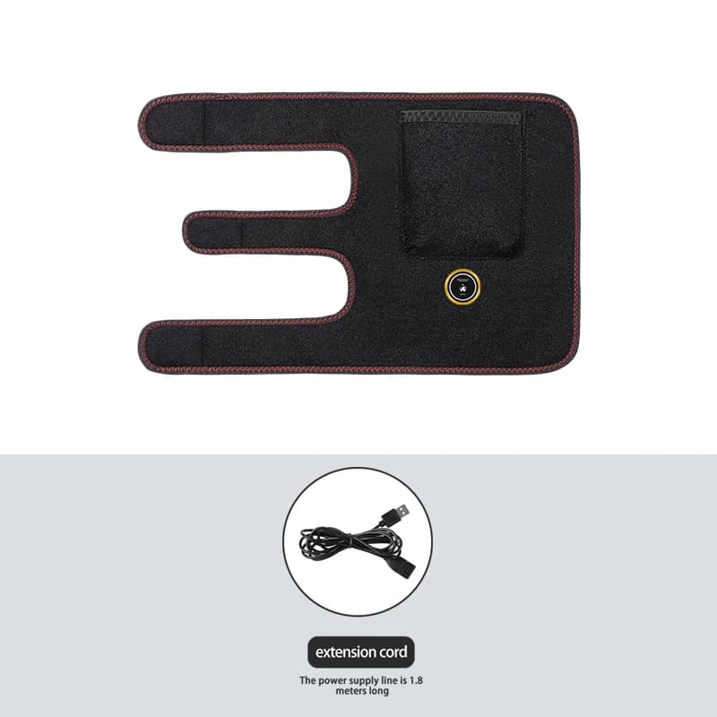 Enveloppe chauffante massante pour le coude - 3 niveaux de chaleur et de vibration pour la relaxatio