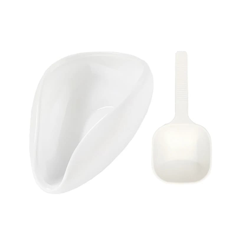 FLYMUYU Ensemble de tasses et cuillères doseurs de grains de café, kit de plateau de dosage en céram