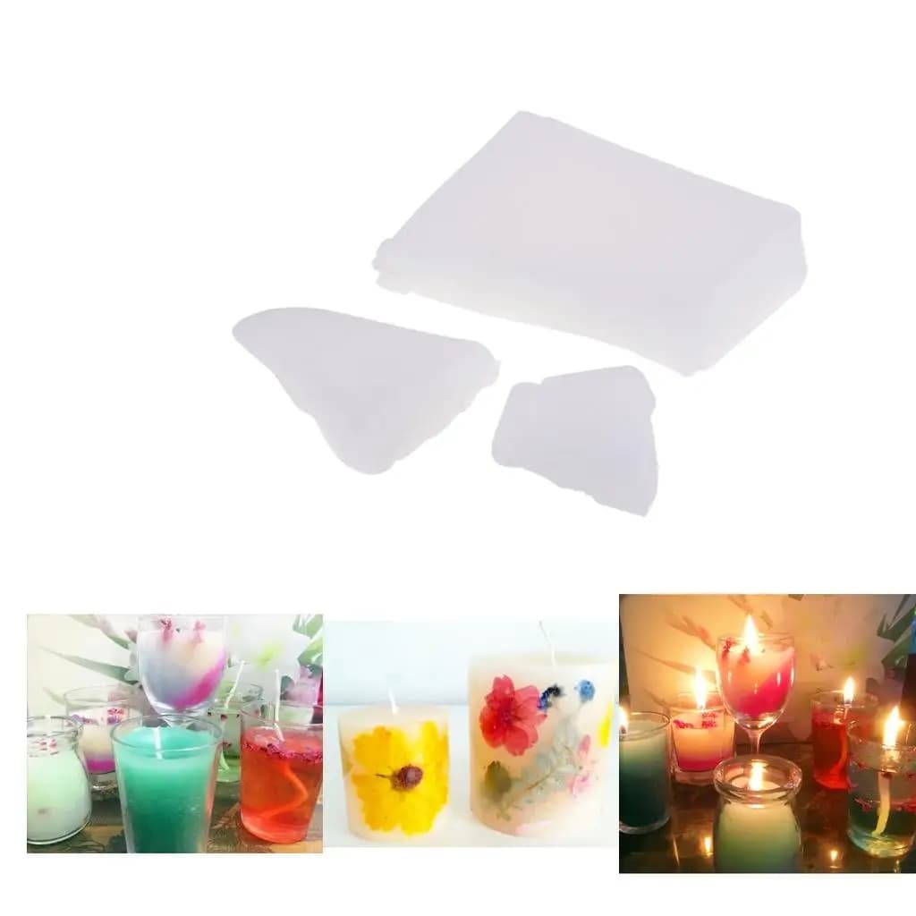 500g 100% cire de bougie de paraffine pour la fabrication de bougies de qualité supérieure,