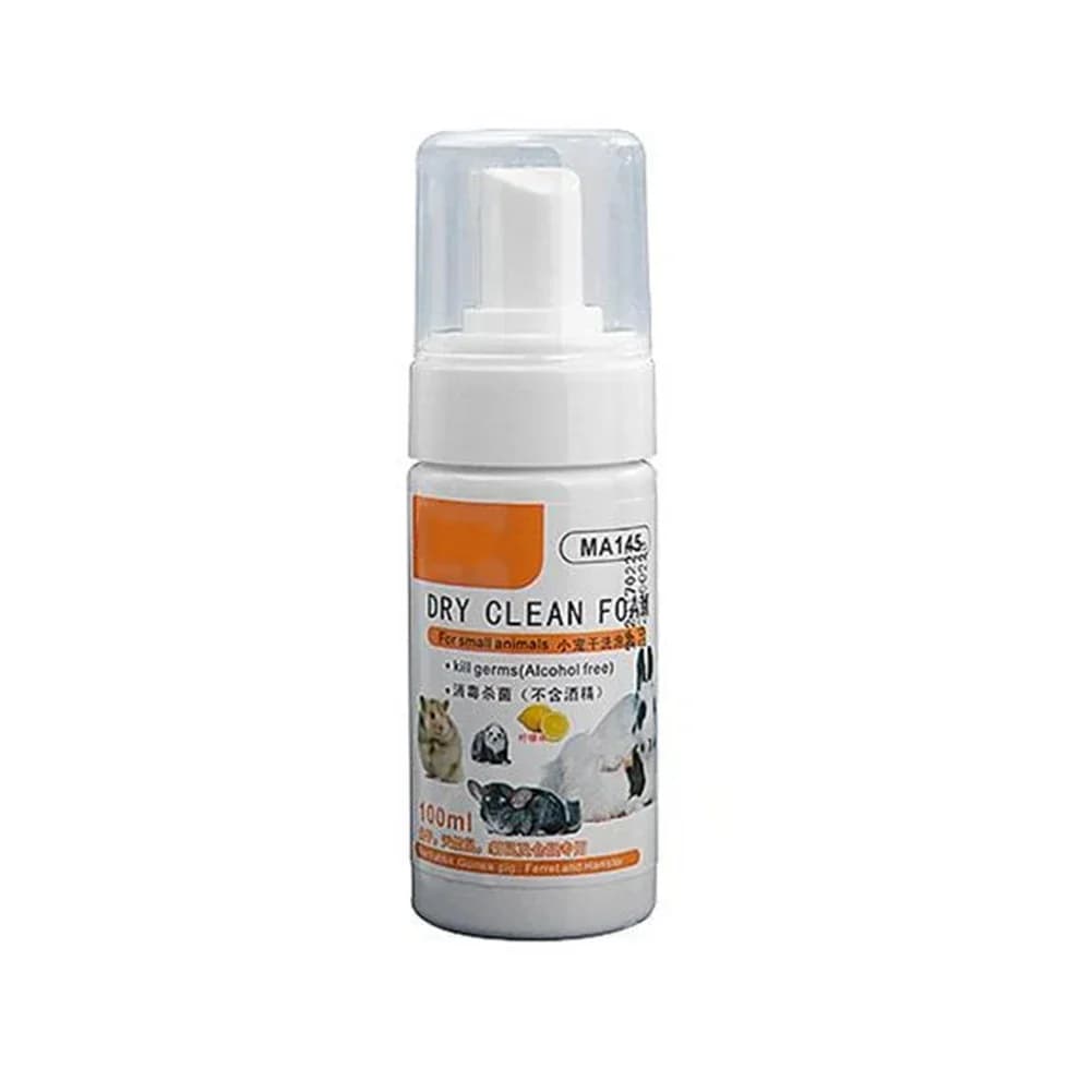 Gel douche en mousse pour Hamster, 100ml, sans eau, nettoyage à sec, élimine les odeurs, parfum long