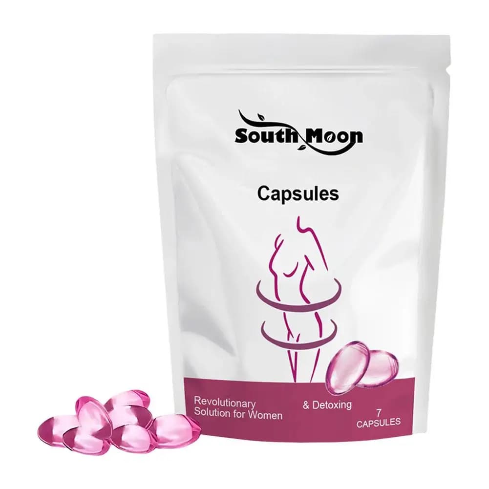 7 capsules détoxifiantes douces pour femmes, complément alimentaire naturel pour le soutien détoxifi