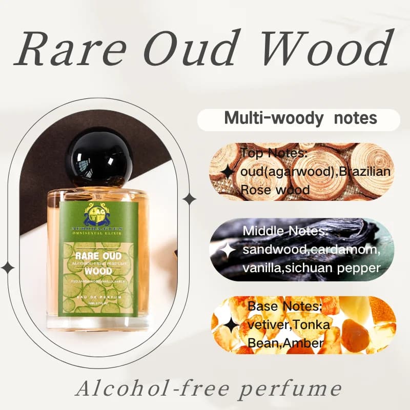 Spray d'huile essentielle riche en parfum pour humidificateurs et diffuseurs d'aromathérapie, Oud ra