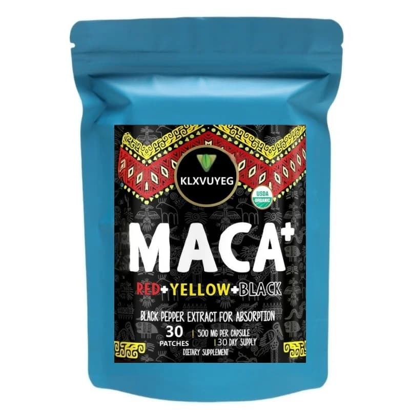 Complément de Maca le plus puissant avec extrait de poivre noir pour une meilleure absorption, poudr