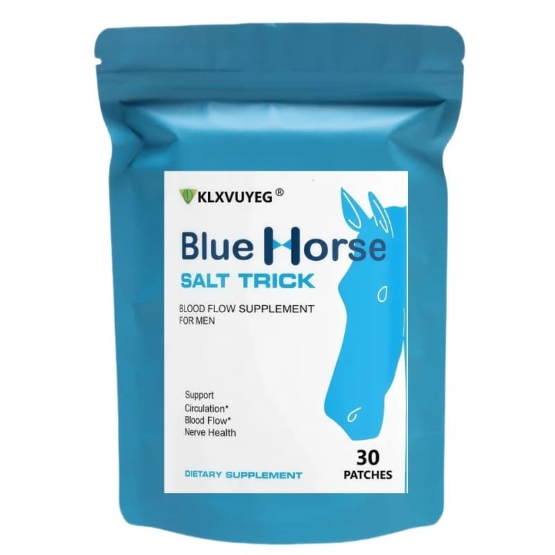 (1 paquet) Blue Horse Salt Trick - Notre meilleur complément pour la circulation sanguine chez les h