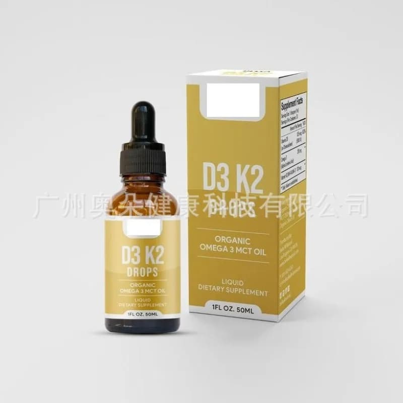 Gouttes liquides de vitamine D3 K2 pour maintenir la santé des os, soutenir le système immunitaire, 