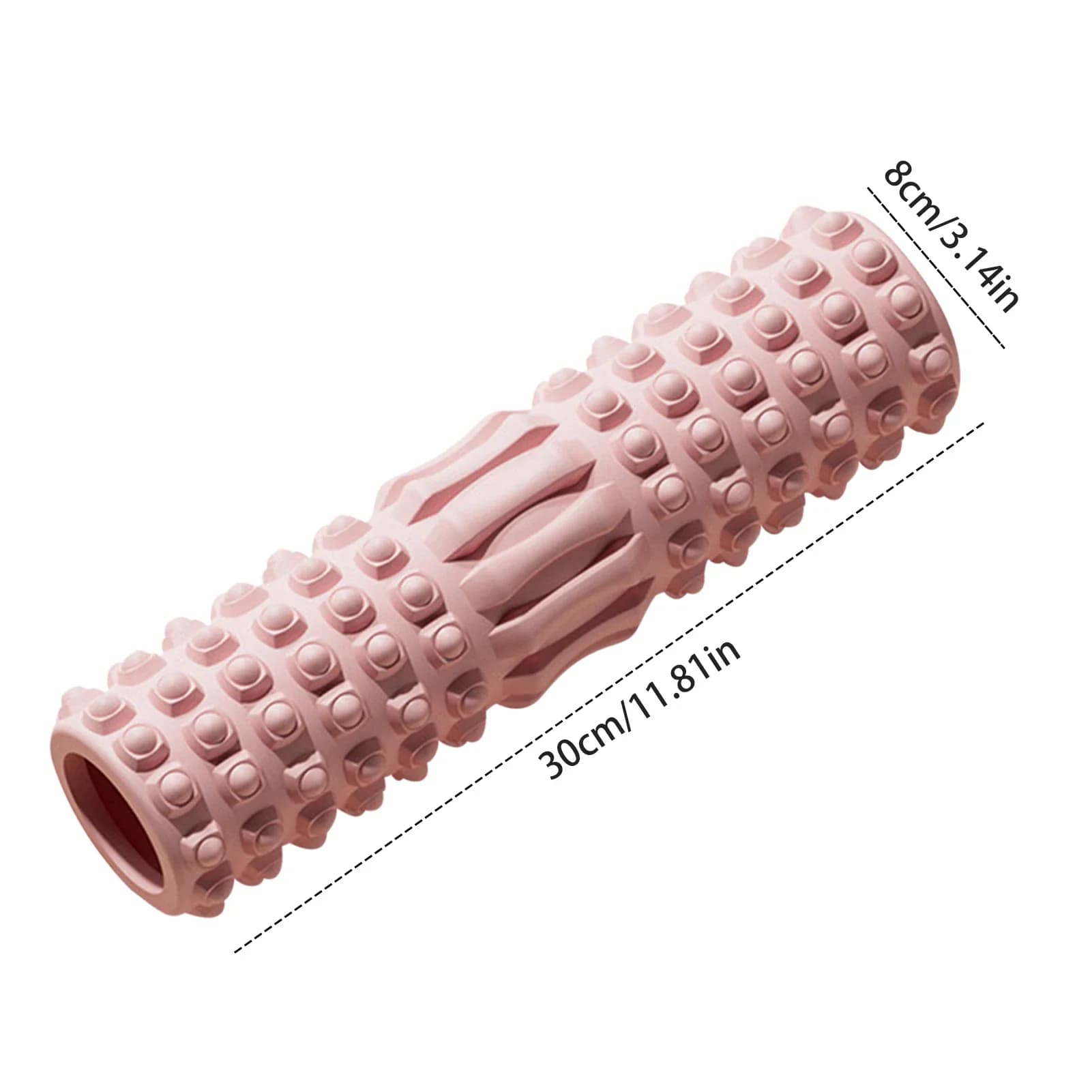 Rouleaux de Massage musculaire en mousse, rouleau de densité pour le dos, soulagement des douleurs d